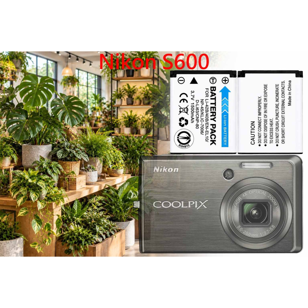 EN-EL10 副廠充電器 相容 Nikon S600 電池充電器 ENEL10 LI42B 充電器 另有電池-細節圖2