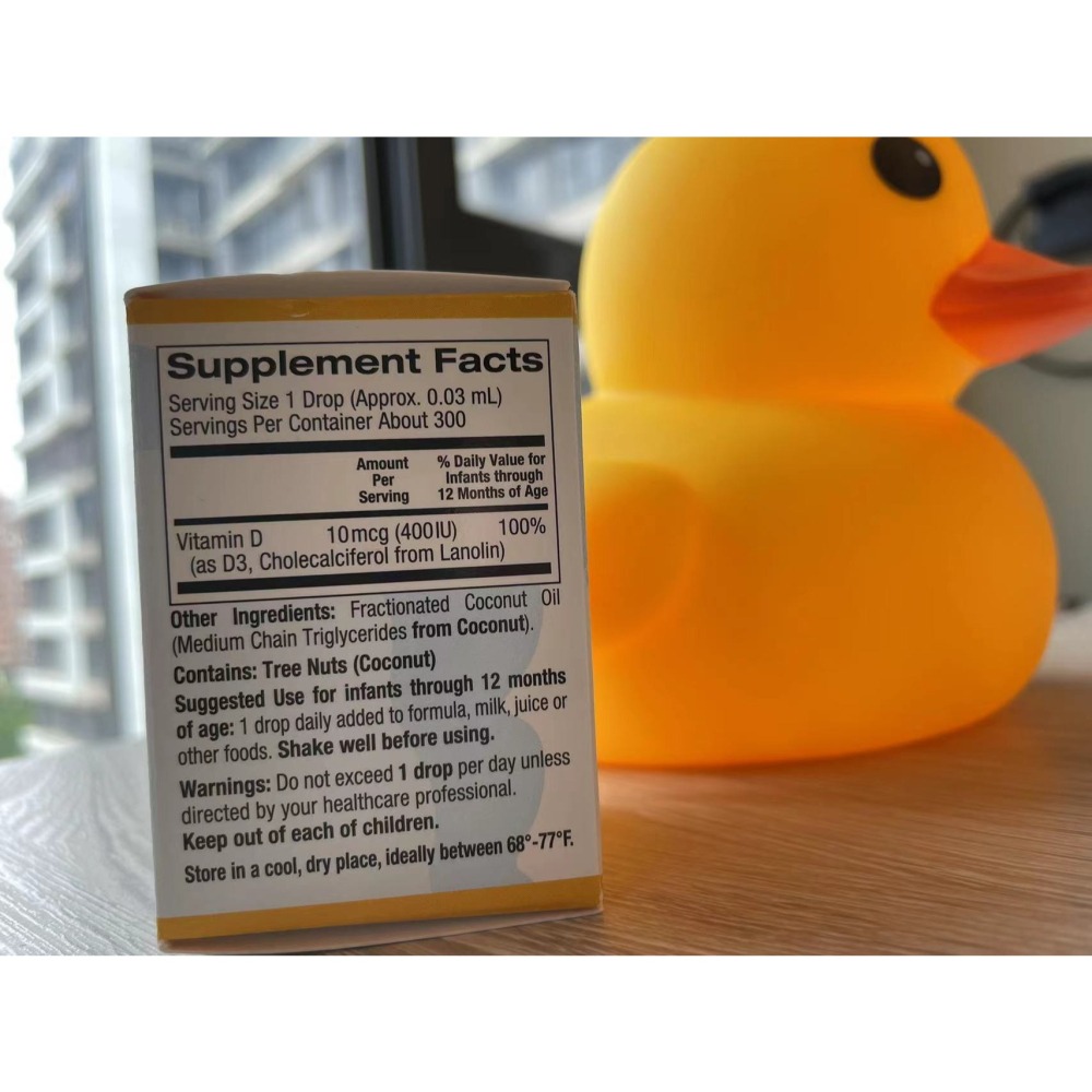 【夏綠蒂的寶貝坊】現貨 California Gold Nutrition BABY 液體維生素D3 滴劑 10ml-細節圖2