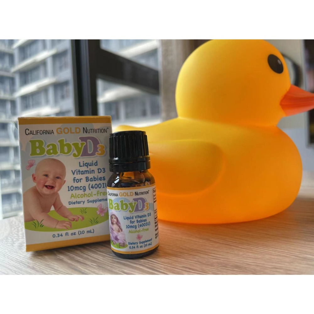 【夏綠蒂的寶貝坊】現貨 California Gold Nutrition BABY 液體維生素D3 滴劑 10ml-細節圖4