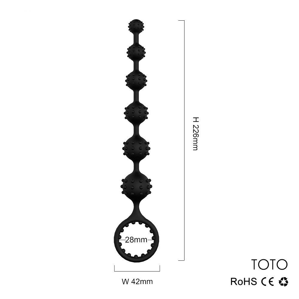 TOTO坨坨 後庭拉珠鏈 肛交專用 Dr.情趣 原廠正貨 後庭擴張 肛門自慰 成人情趣玩具-細節圖3