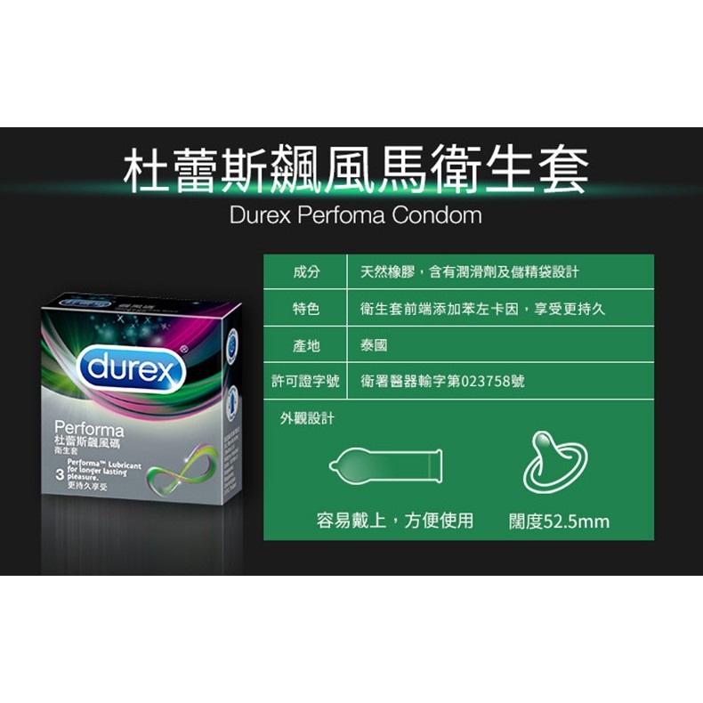 杜蕾斯 飆風碼保險套 持久快感系列 3入/盒 原廠公司貨 Dr.情趣 台灣現貨 薄型衛生套 避孕套-細節圖4