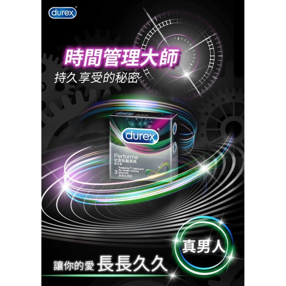 杜蕾斯 飆風碼保險套 持久快感系列 3入/盒 原廠公司貨 Dr.情趣 台灣現貨 薄型衛生套 避孕套-細節圖2