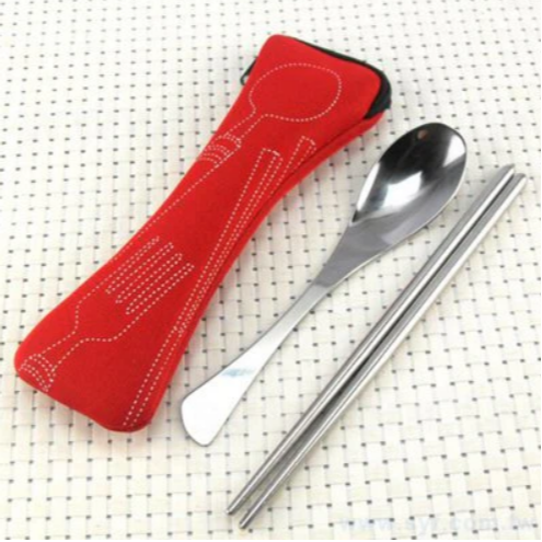 不鏽鋼餐具組2件組 (筷子+湯匙)-細節圖2