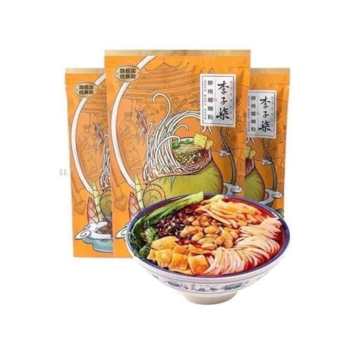 李子柒螺獅粉黃色包裝 限量200