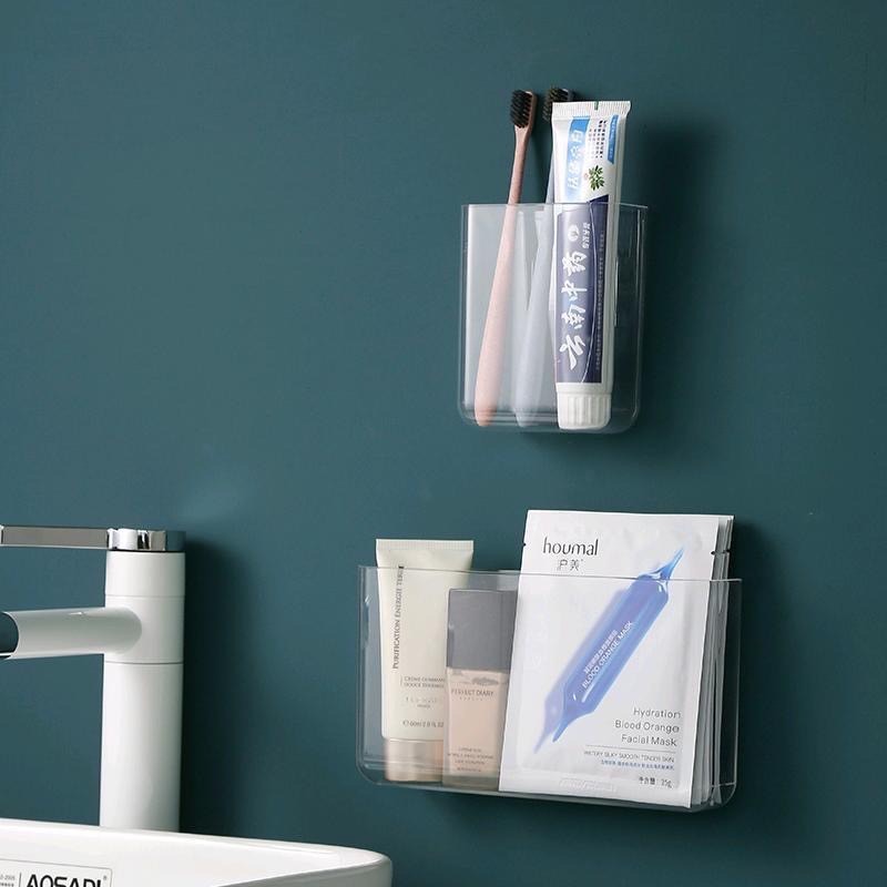 現貨 ^免打孔掛牆儲物盒^-細節圖2