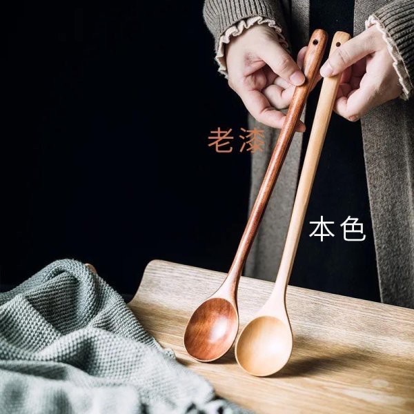 6/07收單【日式實木長柄攪拌勺(2支)】-細節圖2