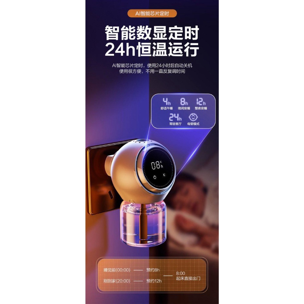 6/07收單【高效能智慧定時驅蚊器(套裝)】-細節圖5