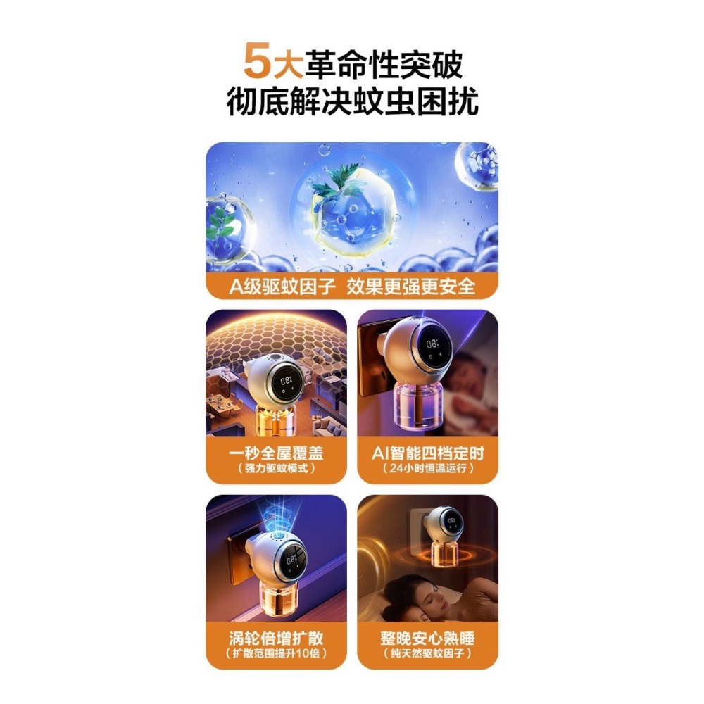 6/07收單【高效能智慧定時驅蚊器(套裝)】-細節圖9