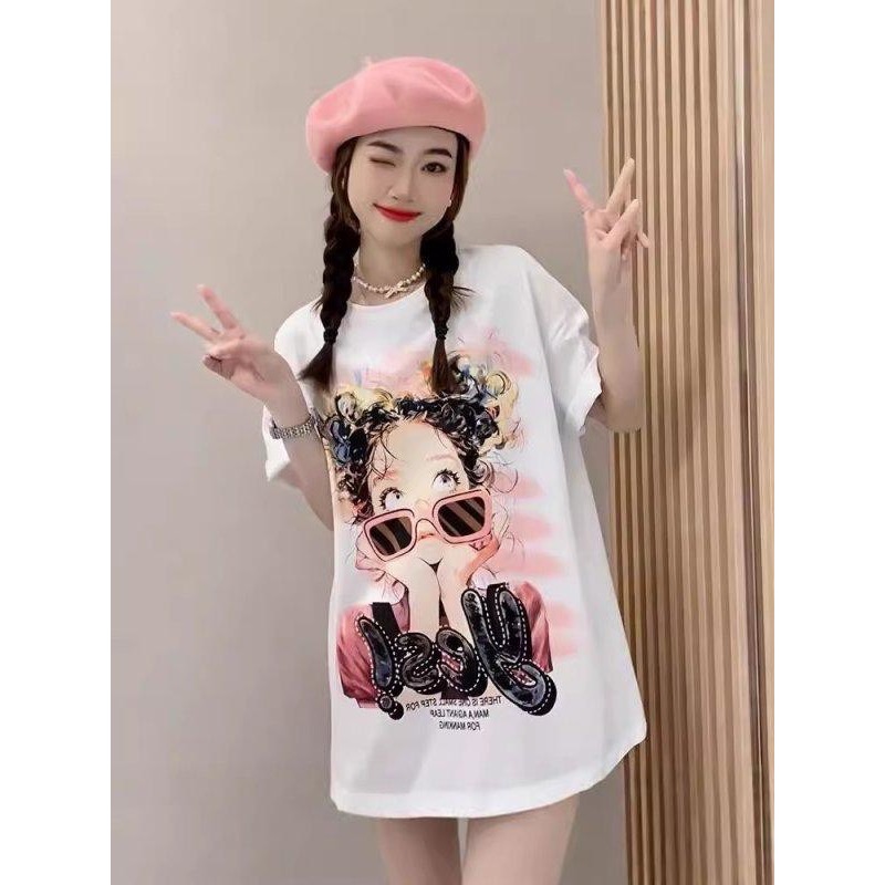 6/07收單^甜妹設計小眾短袖T^-細節圖3