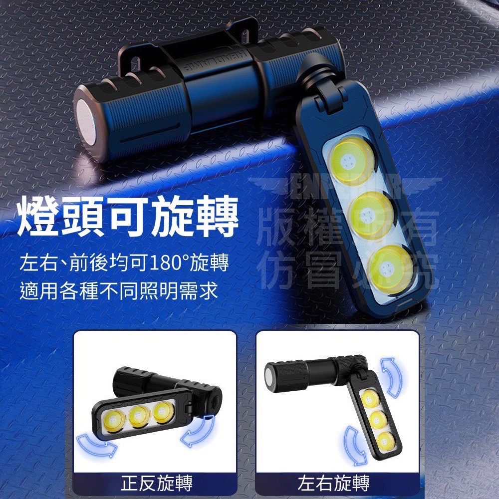 現貨 ^二合一手電筒頭燈^-細節圖5