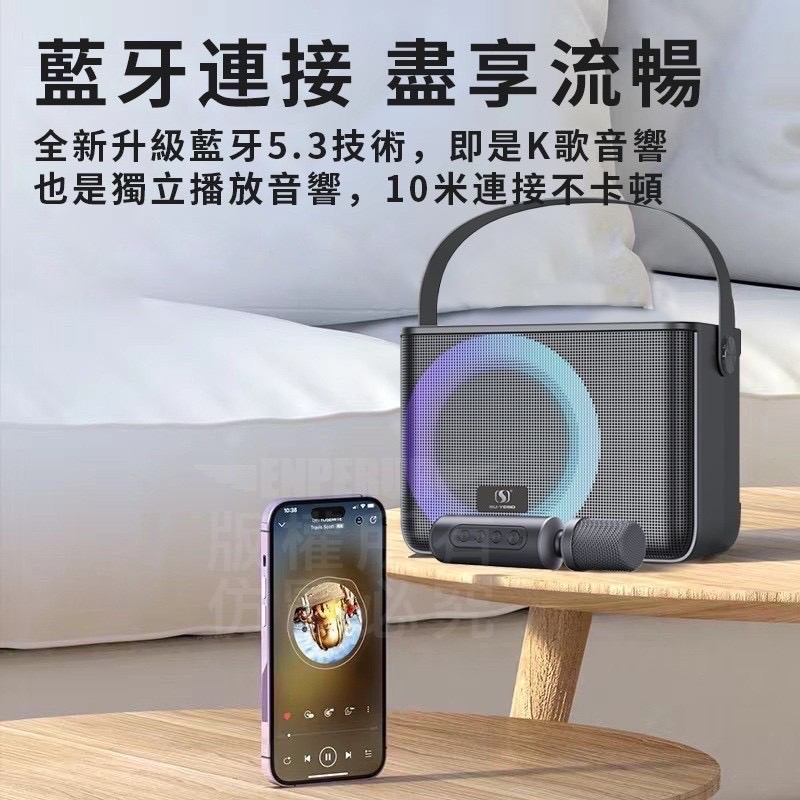 現貨 ^專業K歌藍牙音響^-細節圖10