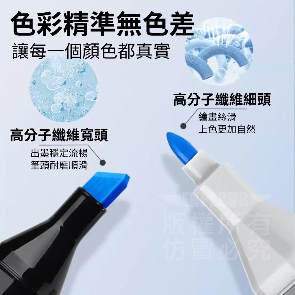 現貨 ^ 120色雙頭麥克筆^-細節圖5