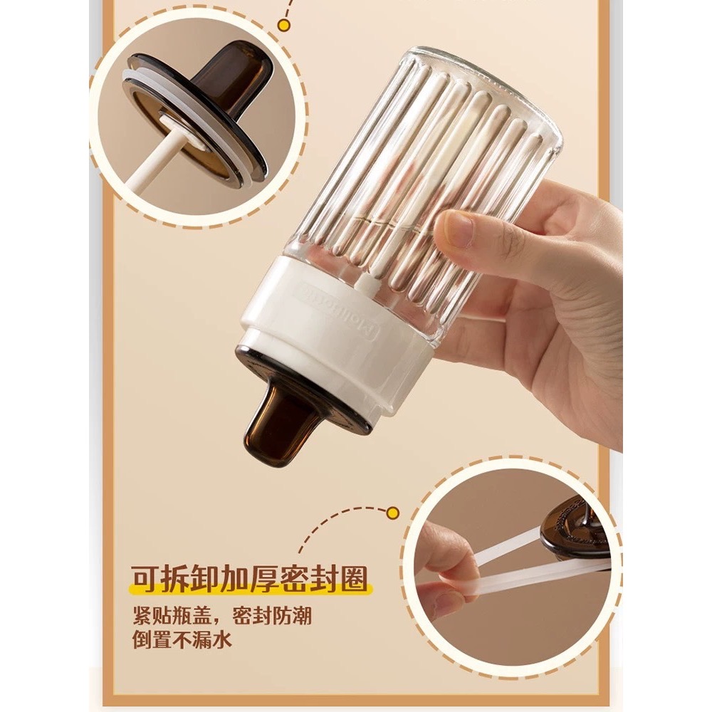 現貨 ^ 密封玻璃調味瓶^-細節圖2