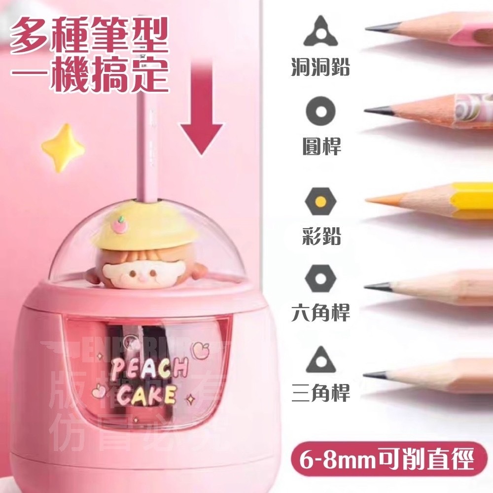 現貨 ^卡通電動削鉛筆機^-細節圖6