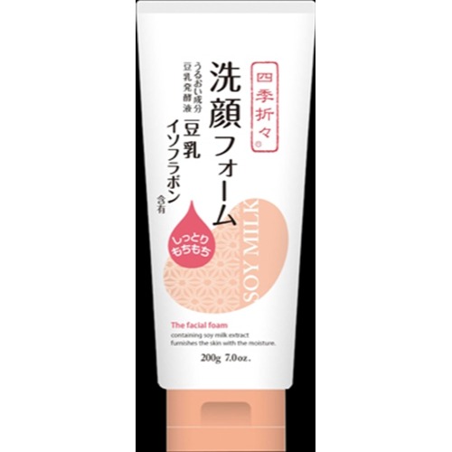 熊野油脂 洗面乳/卸妝 PharmaAct無添加 抗痘 Shikiori白椿油 豆乳 薏米按摩 薏仁 麗白〔大和御前〕-細節圖4