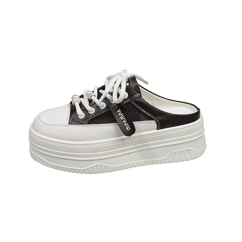 厚底懶人鞋 女帆布拖鞋 Y2K風 增高百搭鞋 韓系鬆糕鞋 夏季潮流 穿搭神器 好走不咬腳 學生愛款 5212-規格圖11