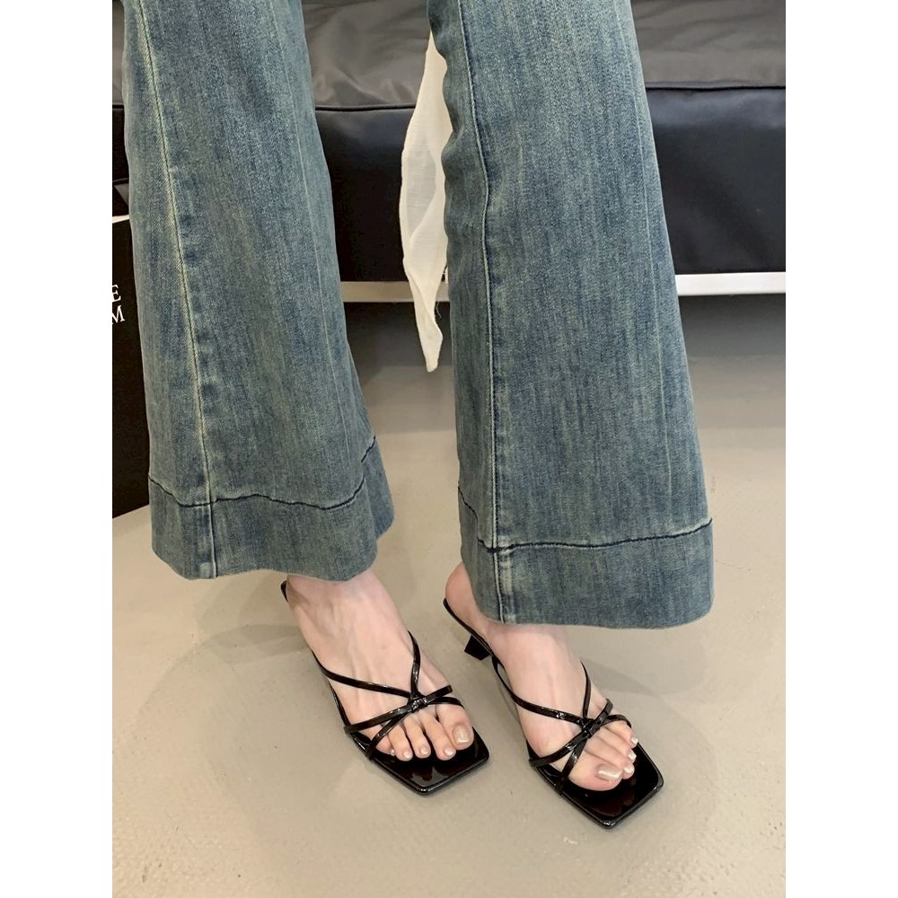 高跟涼鞋 細帶涼鞋 金屬跟鞋 設計感女鞋 氣質女鞋 通勤高跟鞋 約會鞋 百搭高跟 夏季女鞋 顯腿長高跟鞋 G9135-細節圖3