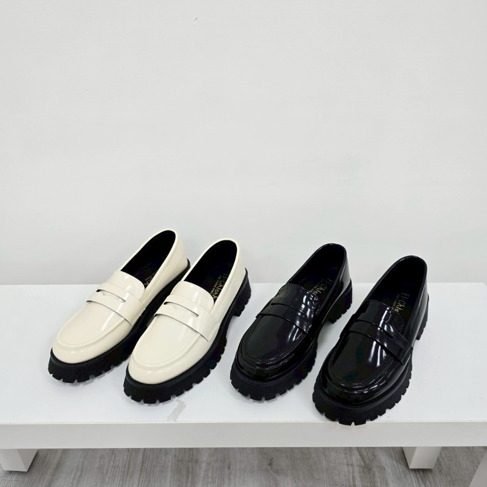 台灣製樂福鞋 女生皮鞋 厚底樂福鞋 學院風樂福鞋 防滑鞋 女鞋推薦 小皮鞋 女生黑皮鞋 增高樂福鞋 懶人皮鞋 3900-細節圖4