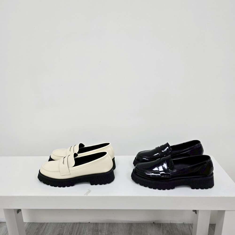 台灣製樂福鞋 女生皮鞋 厚底樂福鞋 學院風樂福鞋 防滑鞋 女鞋推薦 小皮鞋 女生黑皮鞋 增高樂福鞋 懶人皮鞋 3900-細節圖5