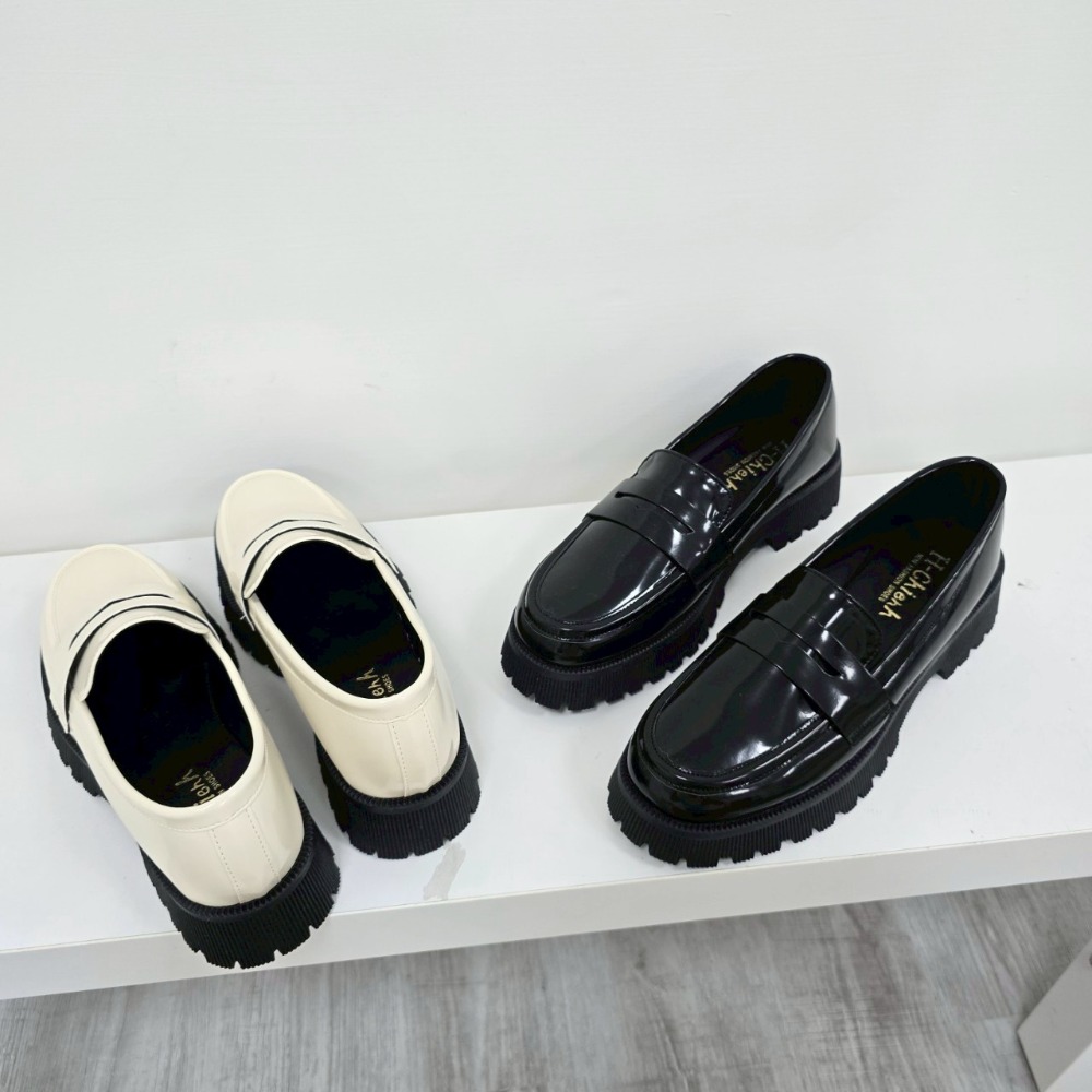 台灣製樂福鞋 女生皮鞋 厚底樂福鞋 學院風樂福鞋 防滑鞋 女鞋推薦 小皮鞋 女生黑皮鞋 增高樂福鞋 懶人皮鞋 3900-細節圖7