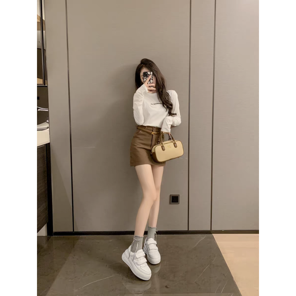 魔鬼氈小白鞋 魔鬼氈球鞋 厚底小白鞋 百搭鞋款 增高休閒鞋 顯高球鞋 懶人鞋 不綁帶鞋 女生球鞋 學生鞋 G2856-細節圖8