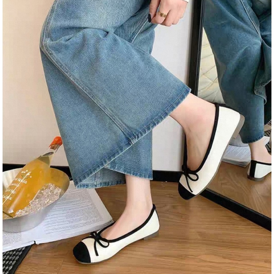 蝴蝶結娃娃鞋 軟底防滑 豆豆鞋 百搭休閒鞋 圓頭平底鞋 可折疊鞋 通勤鞋 走路鞋 工作鞋 舒適女鞋 208-細節圖3