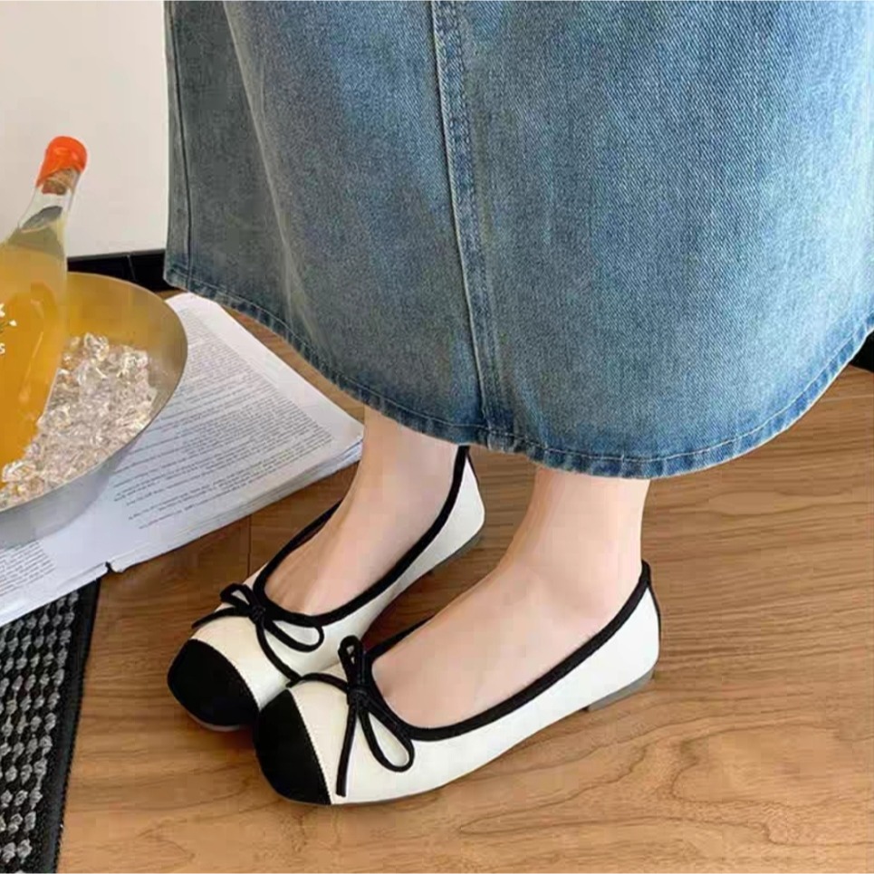 蝴蝶結娃娃鞋 軟底防滑 豆豆鞋 百搭休閒鞋 圓頭平底鞋 可折疊鞋 通勤鞋 走路鞋 工作鞋 舒適女鞋 208-細節圖4