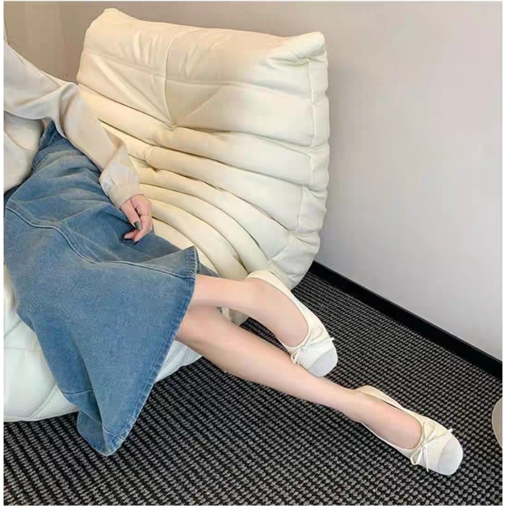 蝴蝶結娃娃鞋 軟底防滑 豆豆鞋 百搭休閒鞋 圓頭平底鞋 可折疊鞋 通勤鞋 走路鞋 工作鞋 舒適女鞋 208-細節圖6