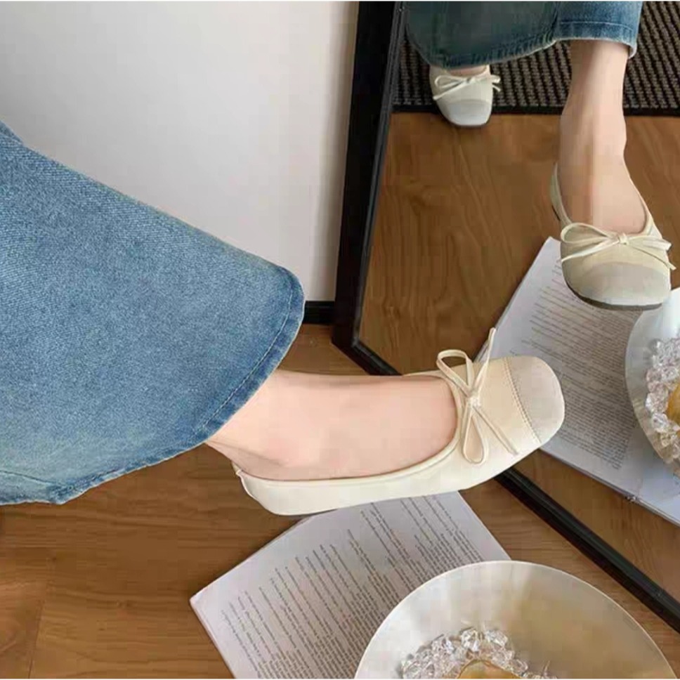 蝴蝶結娃娃鞋 軟底防滑 豆豆鞋 百搭休閒鞋 圓頭平底鞋 可折疊鞋 通勤鞋 走路鞋 工作鞋 舒適女鞋 208-細節圖8