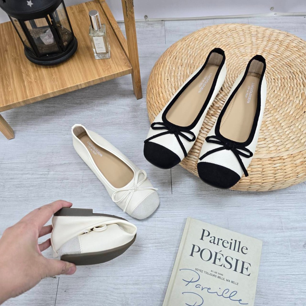 蝴蝶結娃娃鞋 軟底防滑 豆豆鞋 百搭休閒鞋 圓頭平底鞋 可折疊鞋 通勤鞋 走路鞋 工作鞋 舒適女鞋 208-細節圖9