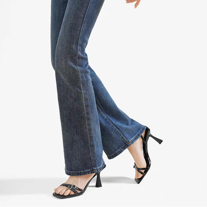 細高跟涼鞋 露趾涼鞋 一字帶涼鞋 方頭高跟鞋 交叉帶高跟鞋 繫帶高跟鞋 約會鞋 派對鞋 氣質女鞋 修飾腿型鞋 G1488-細節圖6