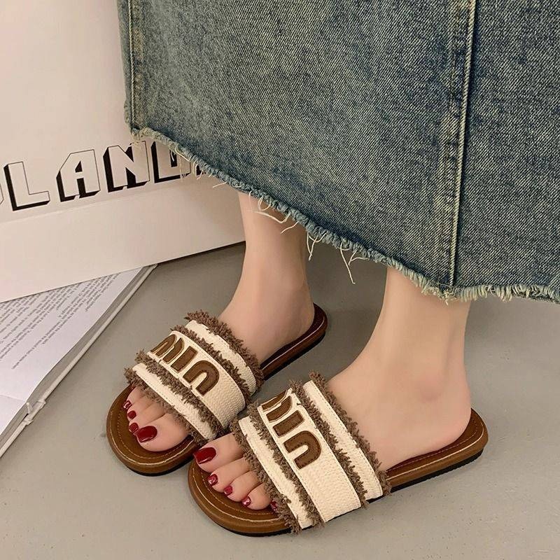 厚底涼鞋 一字拖鞋 編織拖鞋 防滑拖鞋 休閒拖鞋 女生涼拖鞋 軟底拖鞋 室外拖鞋 百搭拖鞋 度假涼鞋 H-11-細節圖8