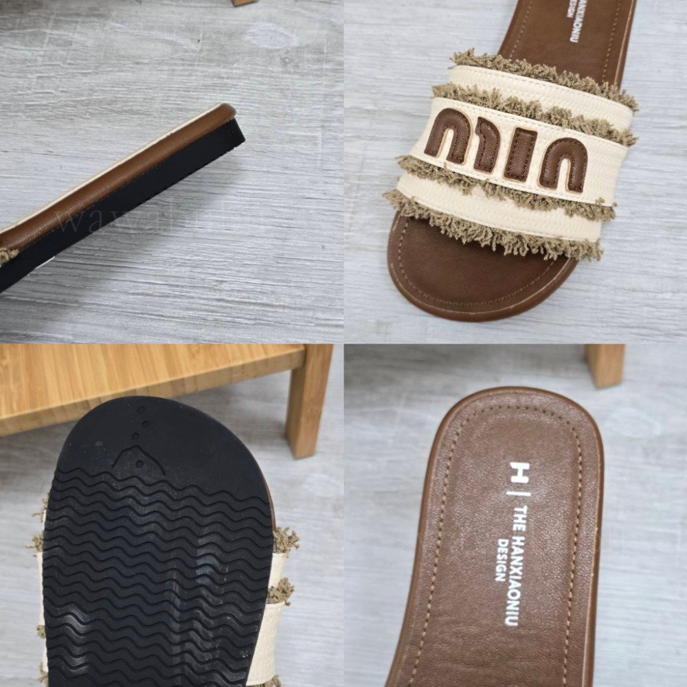 厚底涼鞋 一字拖鞋 編織拖鞋 防滑拖鞋 休閒拖鞋 女生涼拖鞋 軟底拖鞋 室外拖鞋 百搭拖鞋 度假涼鞋 H-11-細節圖11