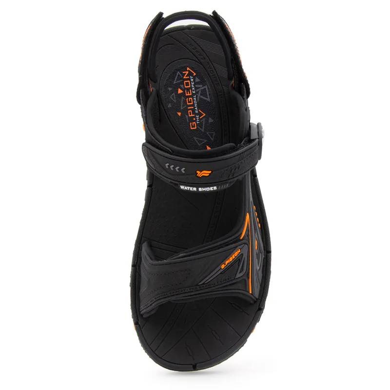 運動涼鞋 男士休閒涼拖鞋 魔鬼氈涼鞋 戶外防滑涼鞋 厚底緩震涼鞋 舒適透氣沙灘鞋 輕量耐磨休閒鞋 夏季日常涼鞋 G957-細節圖9