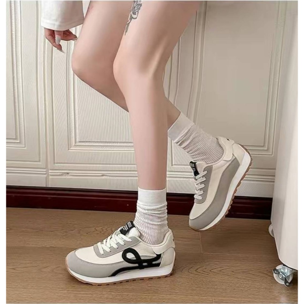 休閒運動鞋 厚底增高 百搭鞋款 學生鞋 百搭小白鞋 日常通勤 穿搭必備 舒適鞋墊 防滑耐磨 輕盈好走 G4622-細節圖2