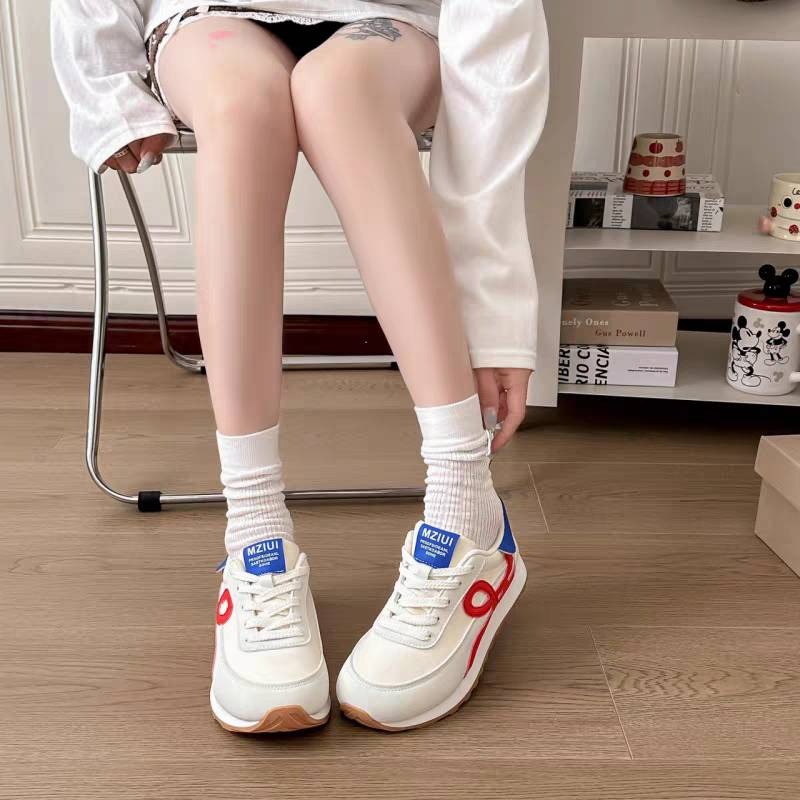 休閒運動鞋 厚底增高 百搭鞋款 學生鞋 百搭小白鞋 日常通勤 穿搭必備 舒適鞋墊 防滑耐磨 輕盈好走 G4622-細節圖7