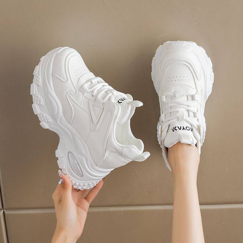 厚底鞋 增高鞋 老爹鞋 氣墊鞋 顯瘦鞋 百搭鞋 運動鞋 女生鞋 黑白鞋 休閒鞋 學生鞋 時尚鞋-細節圖4