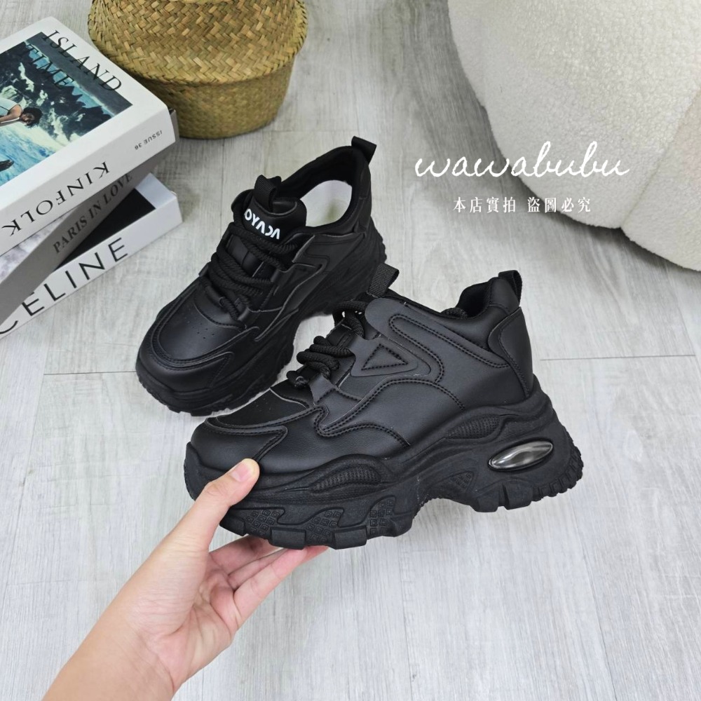 厚底鞋 增高鞋 老爹鞋 氣墊鞋 顯瘦鞋 百搭鞋 運動鞋 女生鞋 黑白鞋 休閒鞋 學生鞋 時尚鞋-規格圖11