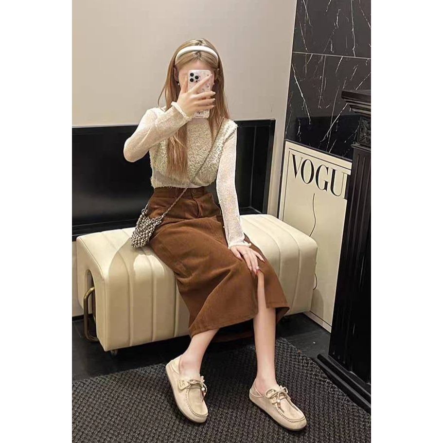 大尺碼44 後跟可踩 增高厚鞋墊 兩穿可後踩 磨砂絨軟底休閒鞋 樂福鞋 袋鼠鞋 懶人鞋 半拖鞋 美拉德 BK62-細節圖4