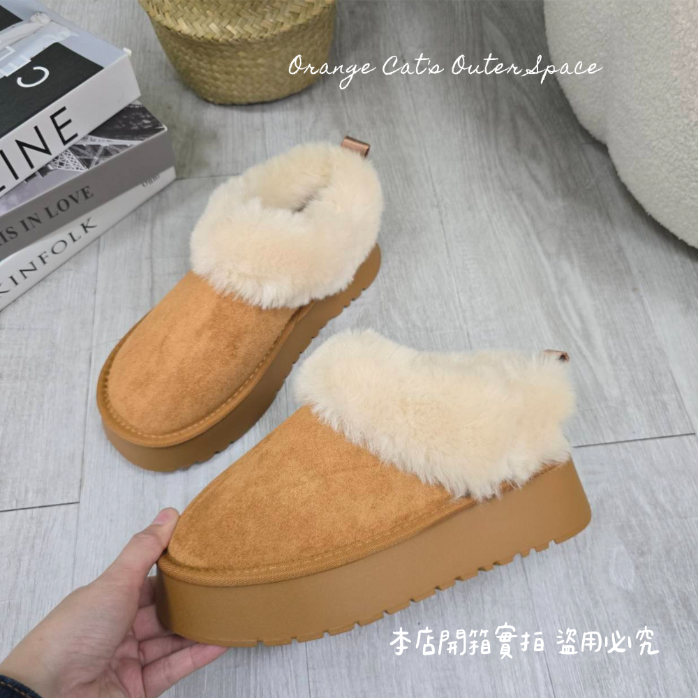 東大門同款♥️可愛保暖雪靴 毛毛雪靴 平底雪靴 雪靴 雪地靴 休閒短靴 靴子 短筒 低筒 保暖靴 內鋪毛 5506-規格圖11
