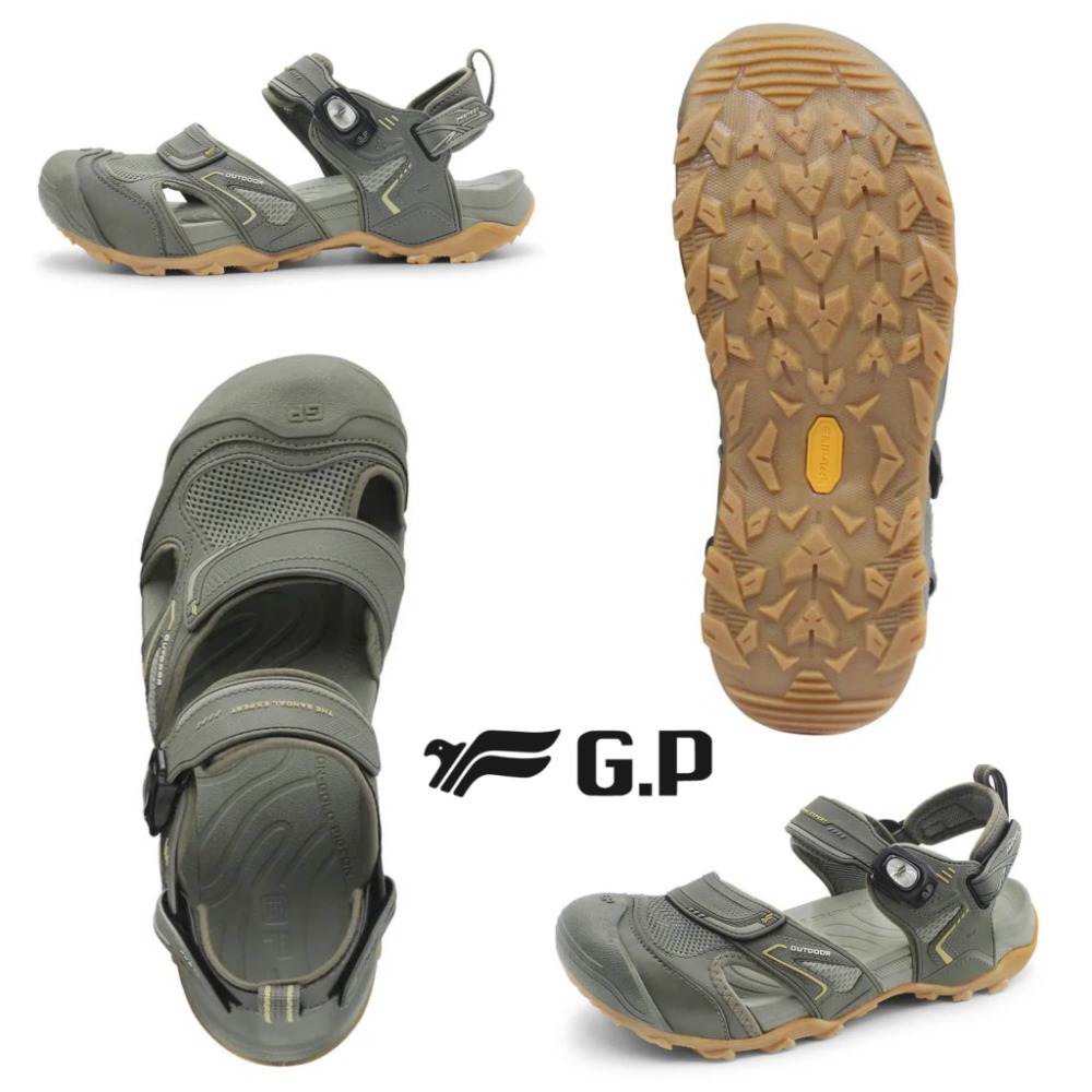 G.P包頭運動涼鞋 男運動涼鞋 戶外涼鞋 防滑涼鞋 男涼鞋 機能涼鞋 登山涼鞋 舒適男鞋 G5742M-細節圖9