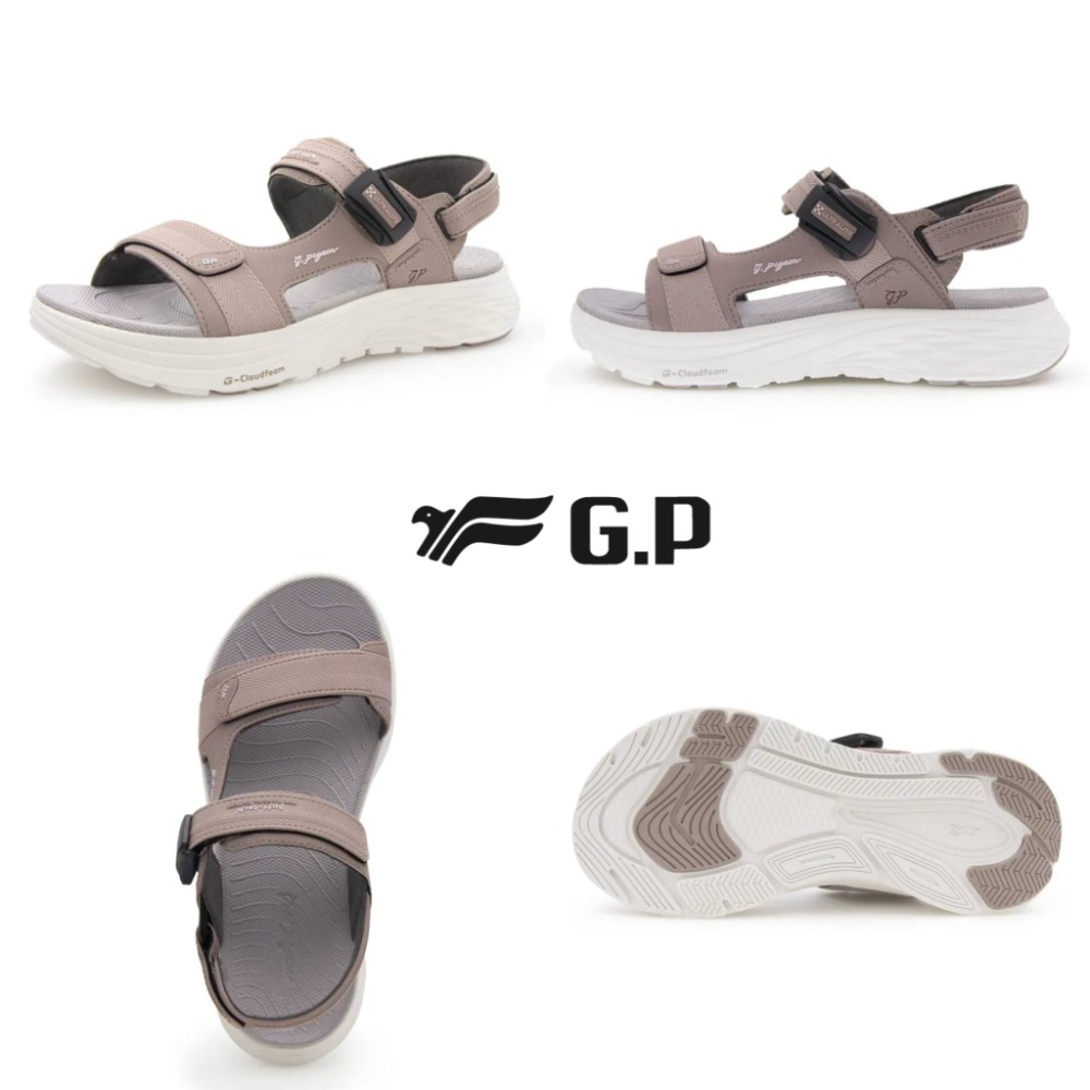 G.P涼鞋 女涼鞋 厚底涼鞋 運動涼鞋 女運動涼鞋 防滑涼鞋 舒適涼鞋 魔鬼氈涼鞋 輕量涼鞋 休閒涼鞋 G5736W-規格圖10