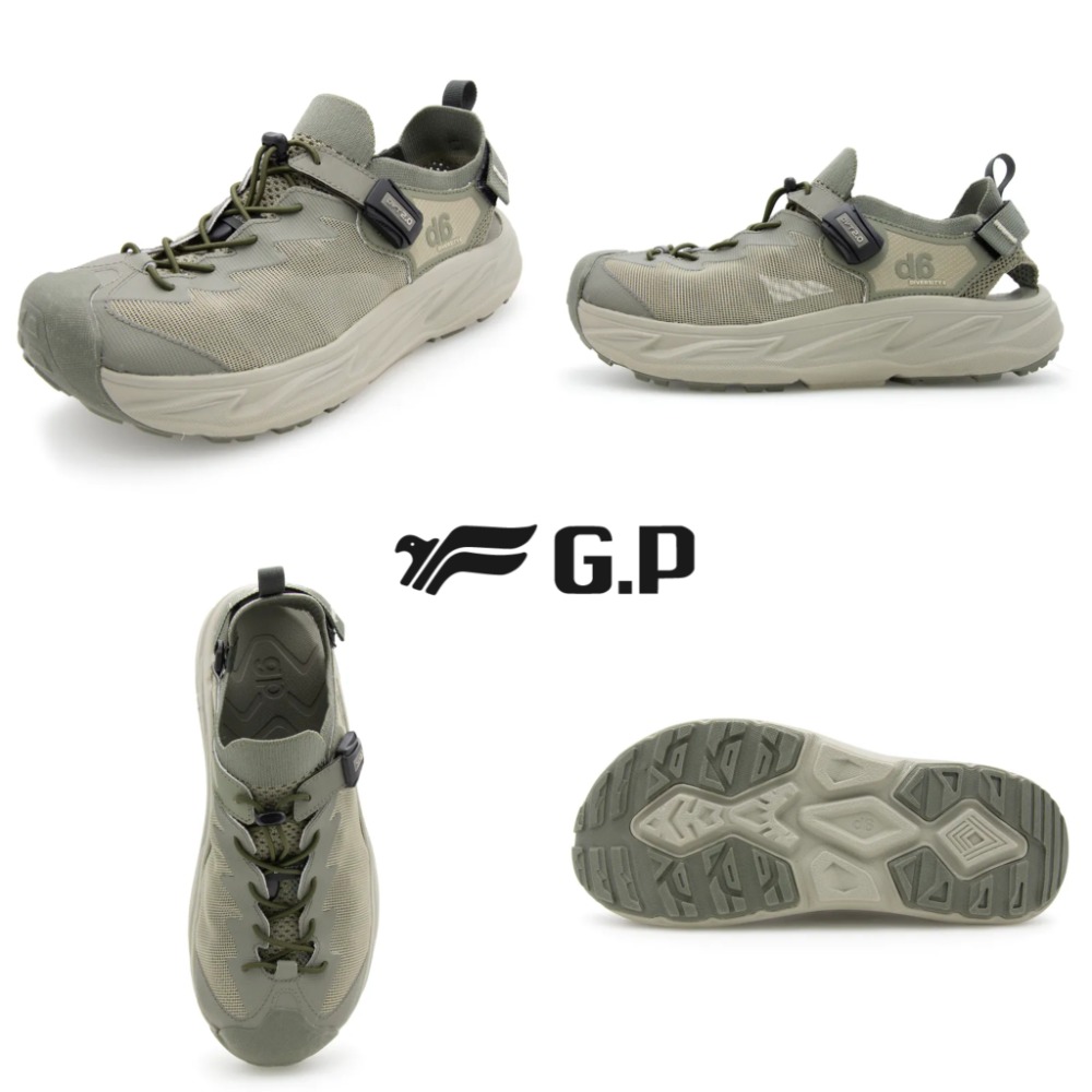 G.P護趾涼鞋 包頭涼鞋 機能涼鞋 運動涼鞋 戶外涼鞋 GP涼鞋 登山涼鞋 防滑涼鞋 男涼鞋 女涼鞋 D691M-規格圖10