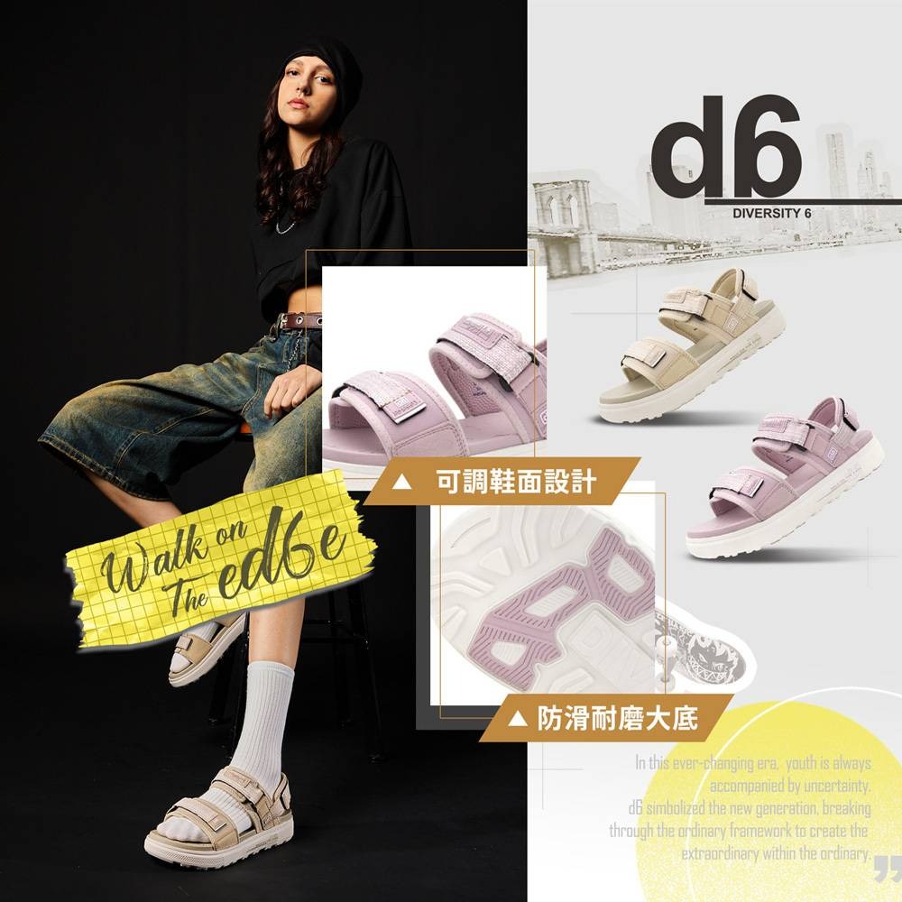 GP IKARO女用涼鞋 厚底涼鞋 機能涼鞋 女涼鞋 運動涼鞋 魔鬼氈涼鞋 舒適涼鞋 d6涼鞋 聯名涼鞋 D682W-細節圖3