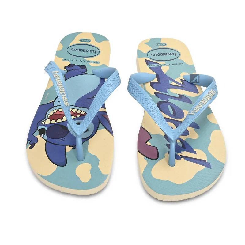 havaianas夾腳拖 人字拖 男女拖鞋 海灘拖鞋 卡通拖鞋 Stitch拖鞋 聯名拖鞋 4148941-9256U-細節圖4