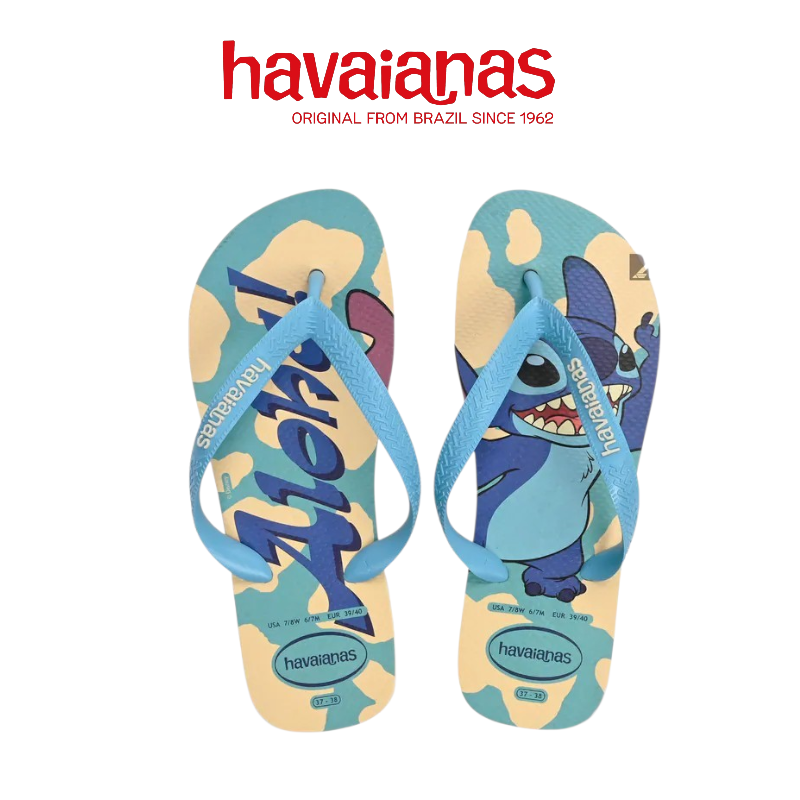 havaianas夾腳拖 人字拖 男女拖鞋 海灘拖鞋 卡通拖鞋 Stitch拖鞋 聯名拖鞋 4148941-9256U-細節圖5