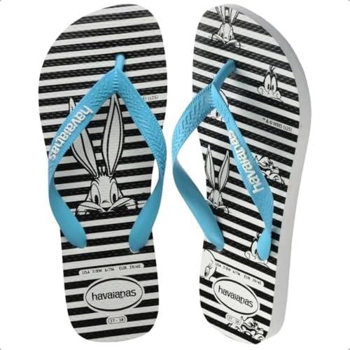 havaianas夾腳拖 兔寶寶拖鞋 Bugs Bunny聯名拖鞋 男女拖鞋 人字拖 海灘拖鞋4150236-0093U-細節圖3