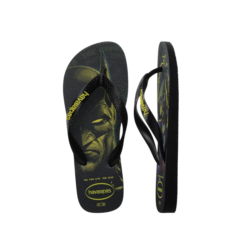 havaianas哈瓦仕 官方授權 人字拖 男女鞋 防水 防滑 輕量 蝙蝠俠與小丑的暗夜對決 4141765-7892U-規格圖6