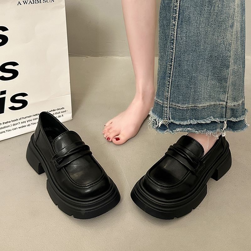 厚底小皮鞋 樂福鞋 皮鞋 厚底樂福鞋 方頭紳士鞋 牛津鞋 復古英倫風皮鞋 學生鞋 紳士鞋 牛津鞋 D418 D419-細節圖7