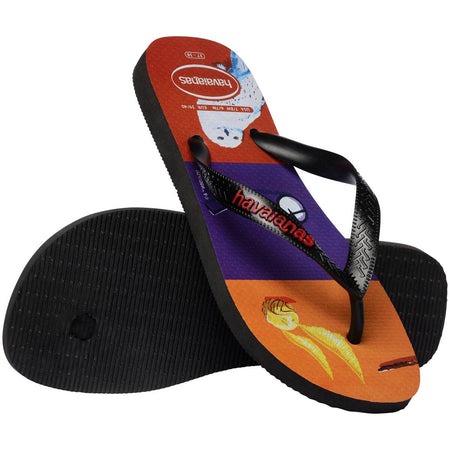 havaianas 哈瓦仕 男女拖鞋 Harry Potter 哈利波特 黑美 飛天車 分類帽 情侶拖鞋 人字拖 夾腳拖-細節圖8